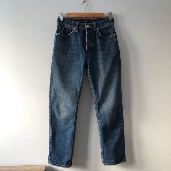 NEUW denim tapered leg high waisted distressed jeans - Picture 9 of 10